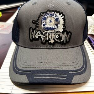 Dallas Cowboys Nation Gray and Black Cap